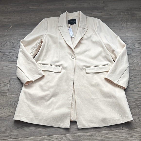 Sanctuary | Mid city one button blazer in sugar cookie / cream colour NWT SizeXL - Picture 4 of 15